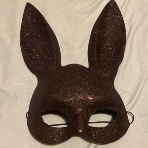 Glittery playboy mask